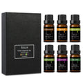 Essential Oils Set ESSLUX Top 6 Aromatherapy Oils for Diffuser Massage Soap Candle Making Scents Pure and Natural Essential Oils Kit - Lavender Tea Tree Orange Cinnamon Lemongrass Peppermint